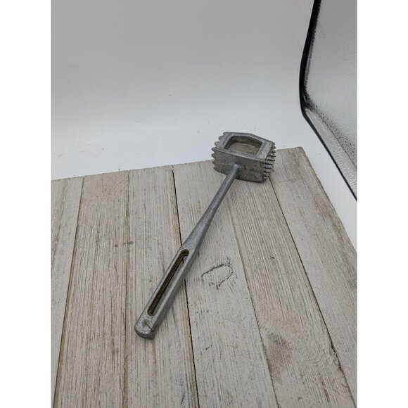 Elpo Aluminum #1 Meat Tenderizer Double Textured Sides 8 3/4" Japan - Picture 1 of 9